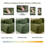 Modular corner sofa without assembly, frameless sofa, ergonomic and pet-friendly, made of corduroy f - Image 30