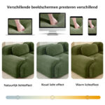Modular corner sofa without assembly, frameless sofa, ergonomic and pet-friendly, made of corduroy f - Image 41